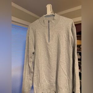 Gray Half-Zip Men's Sweater Johnnie-O